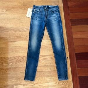 AG brand. Medium Wash Skinny Jeans - size 24